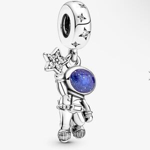 Astronaut In The Galaxy Dangle Pandora Charm